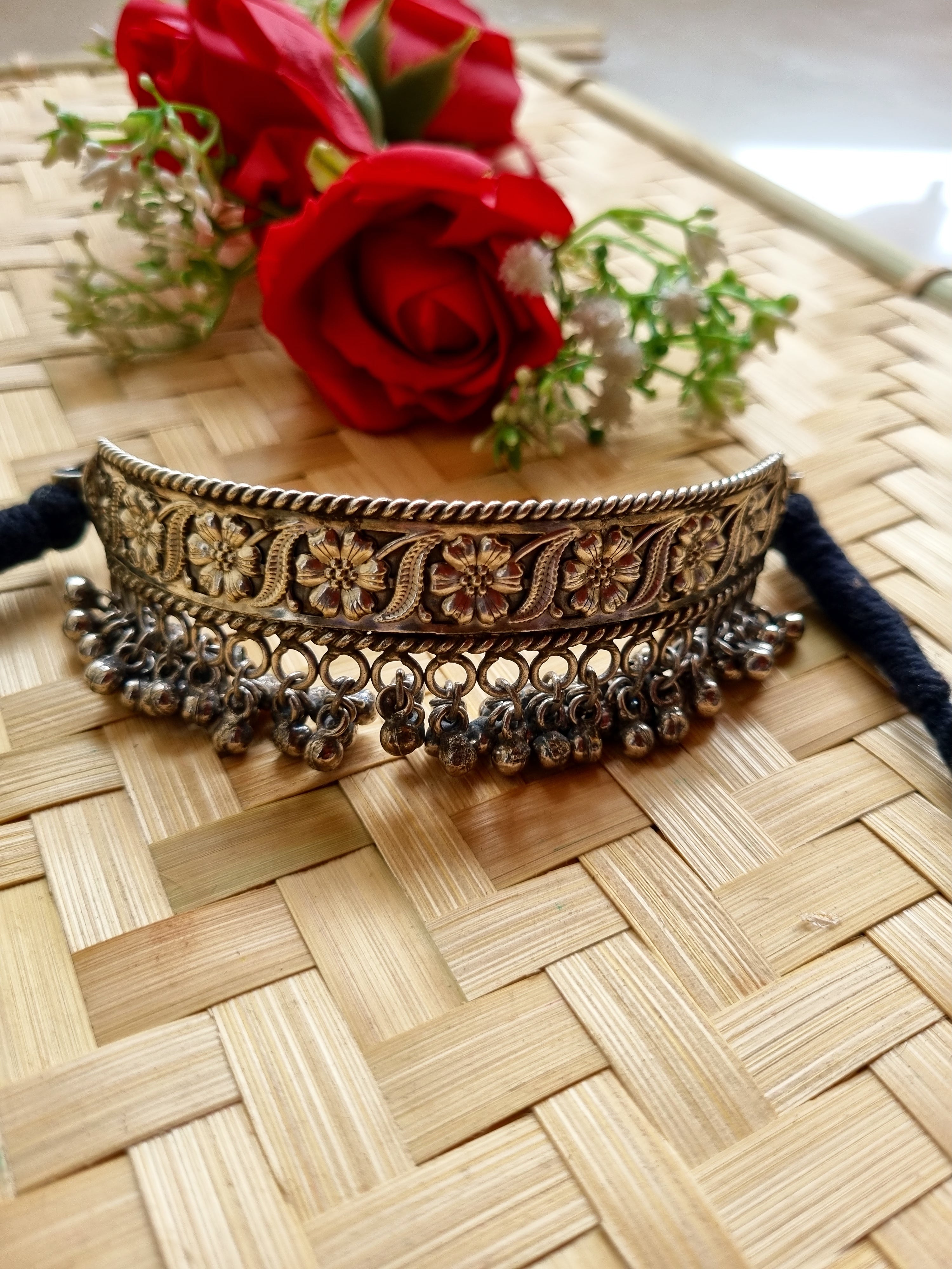 Floral Ghungroo Choker