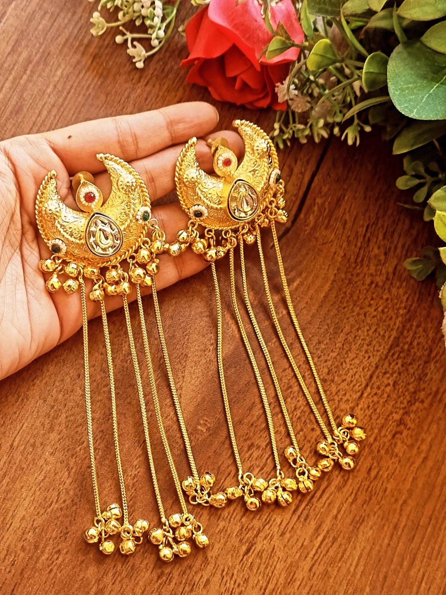 Chandra Kashmiri Earrings