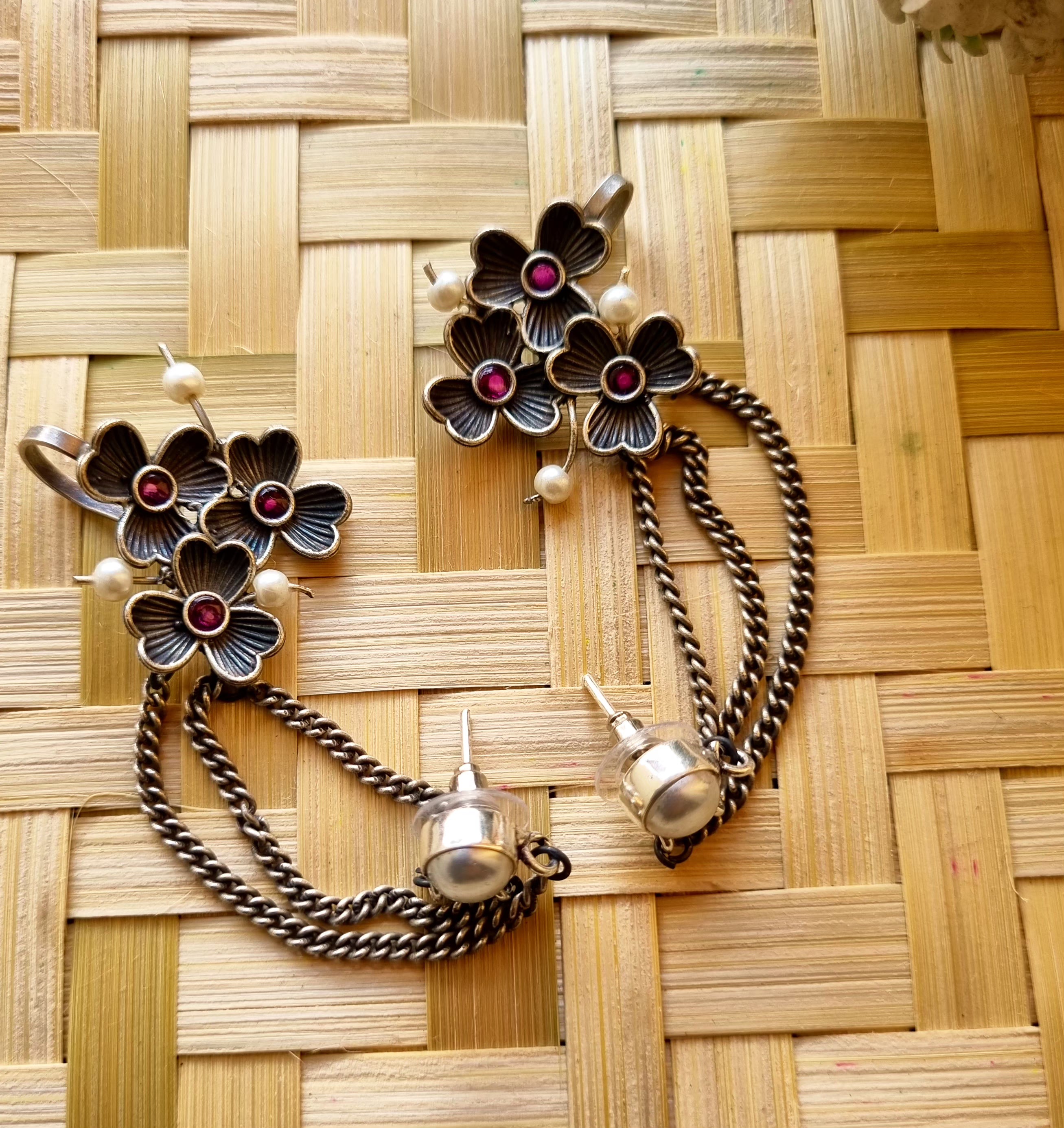 Floral Earcuff Earring