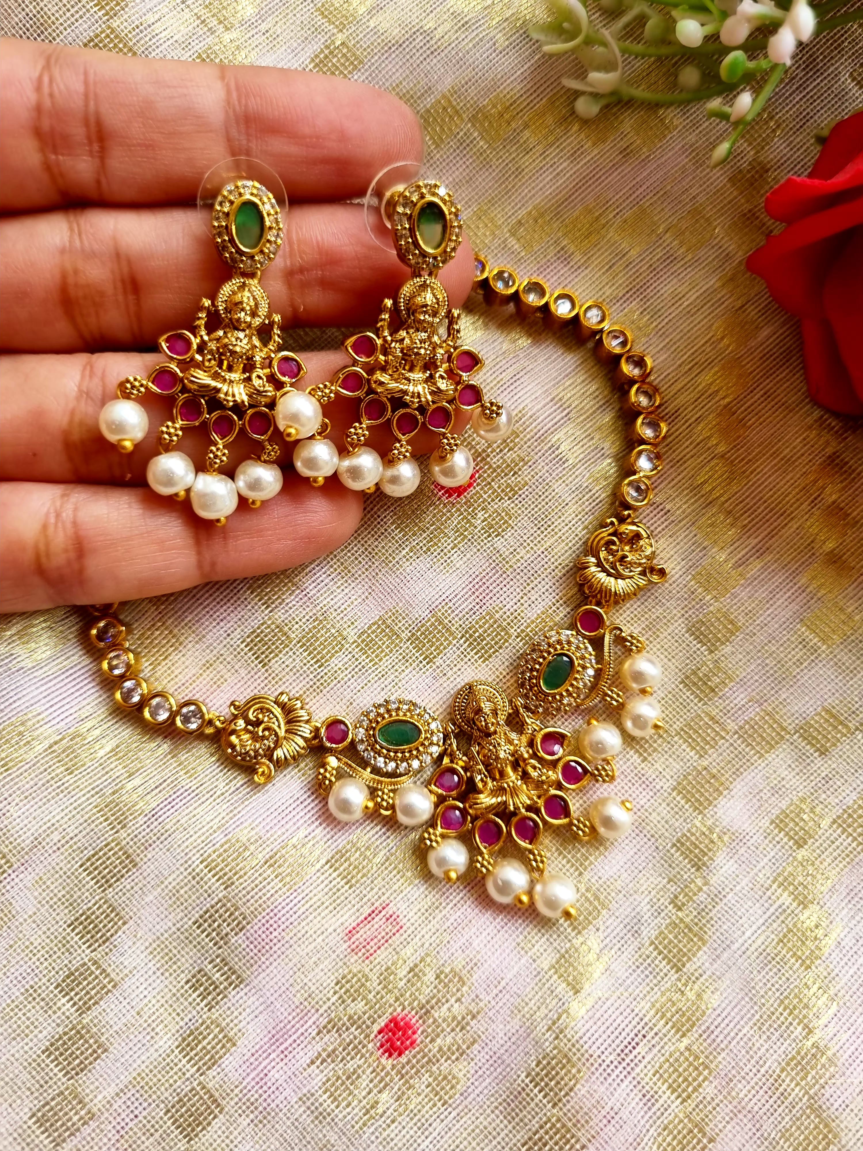 Lakshmi Necklace Set
