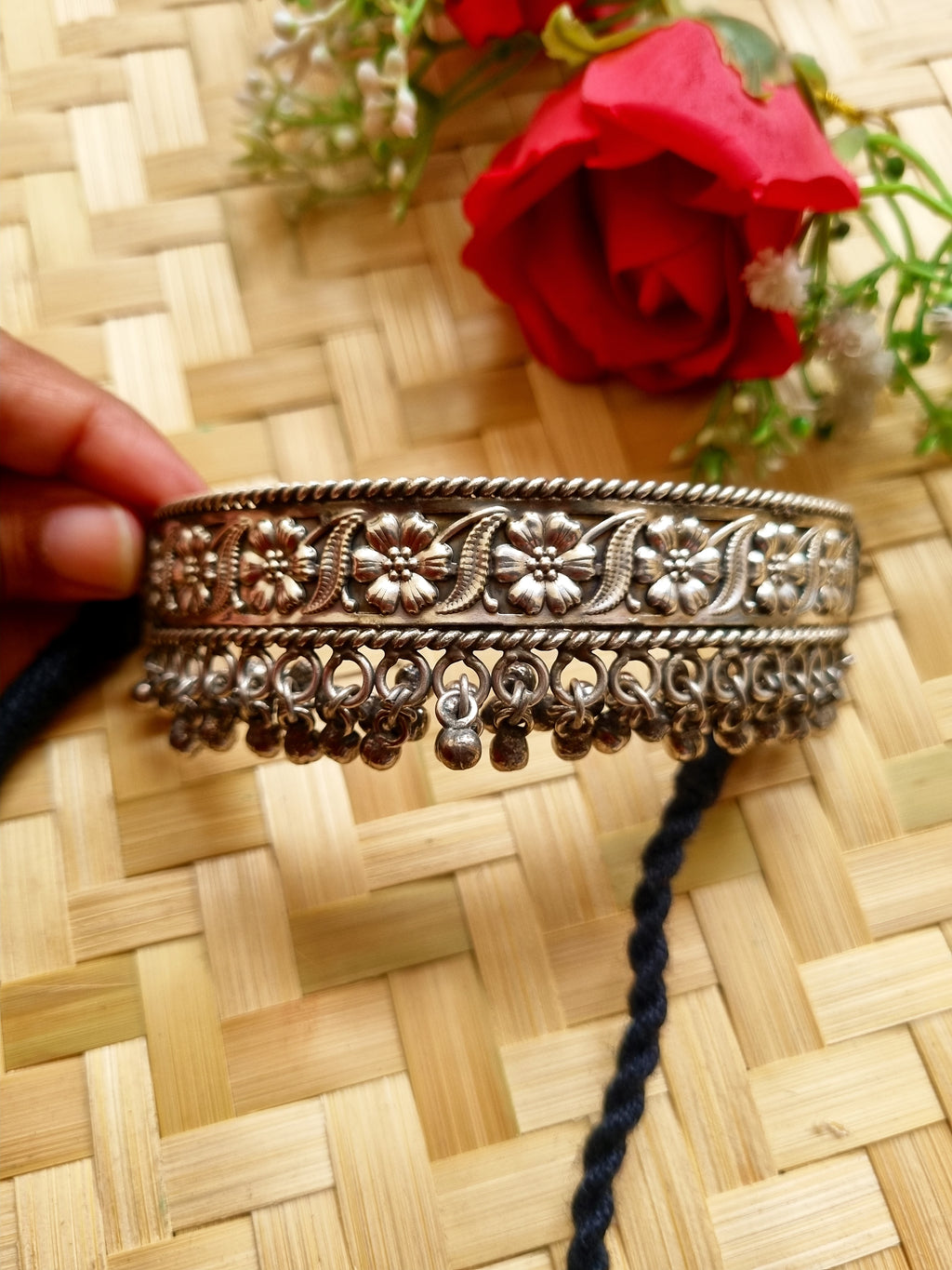 Floral Ghungroo Choker