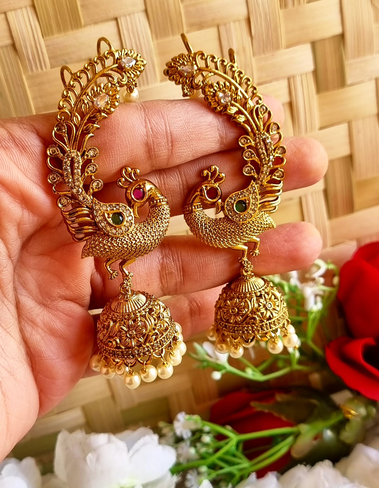 Moyur Earcuff Jhumka