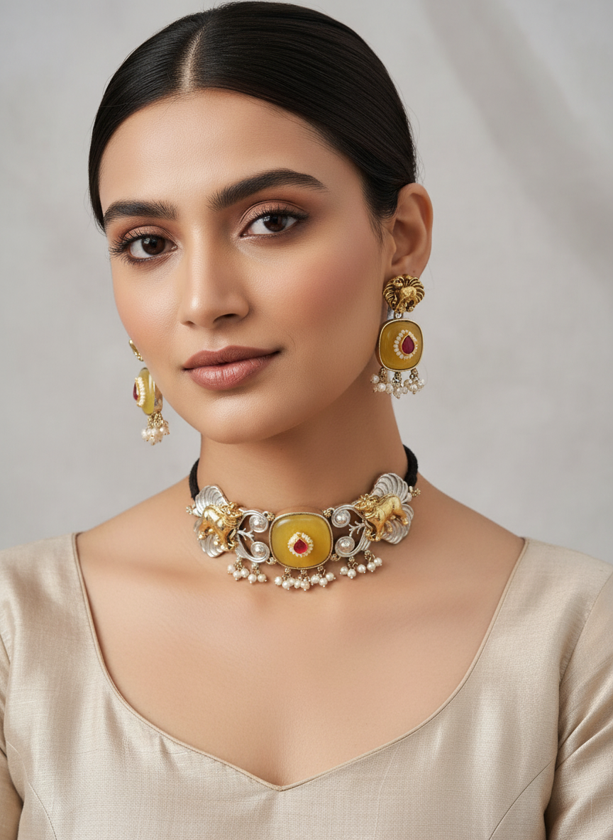 Nandi Choker Set