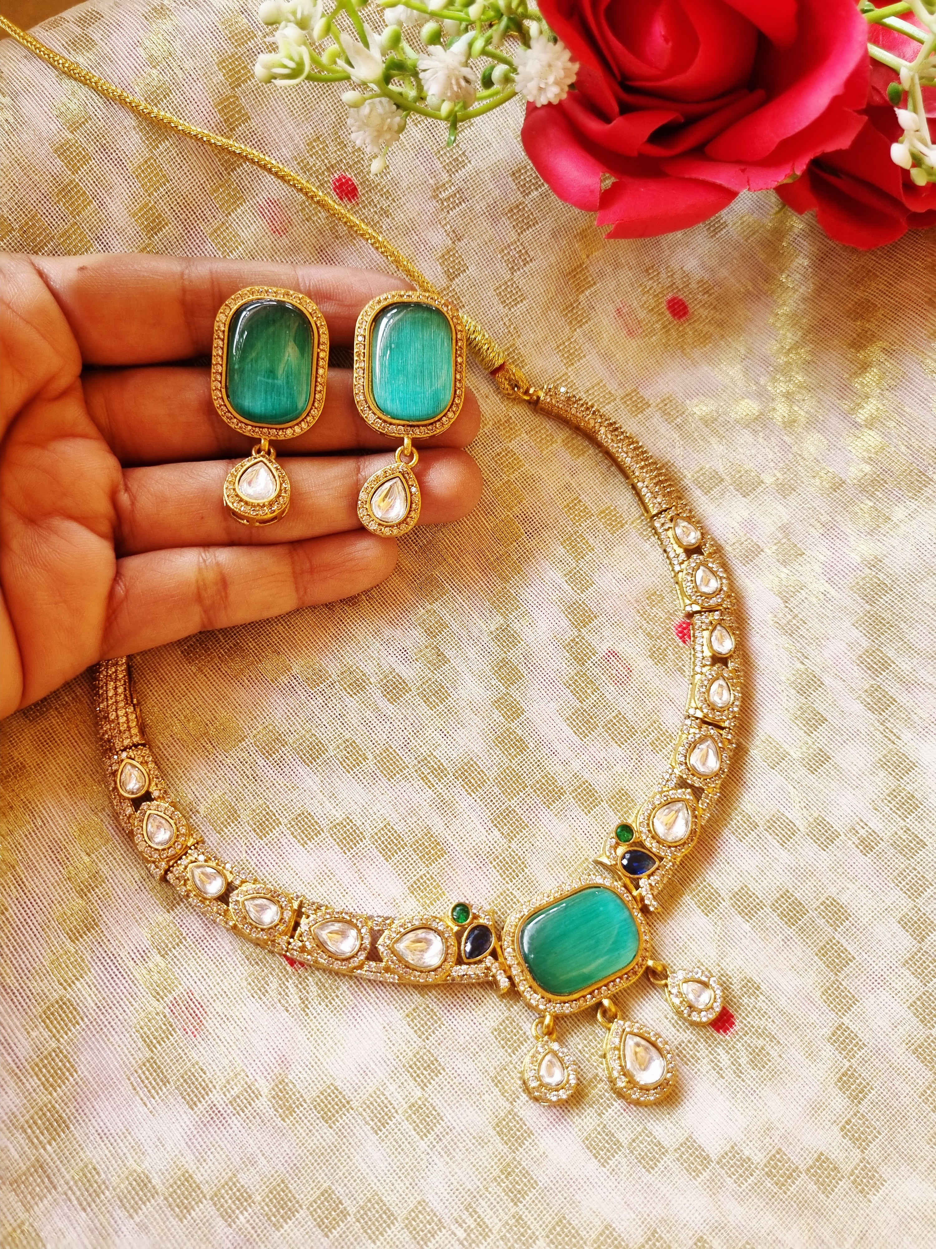 Meenakshi Necklace set