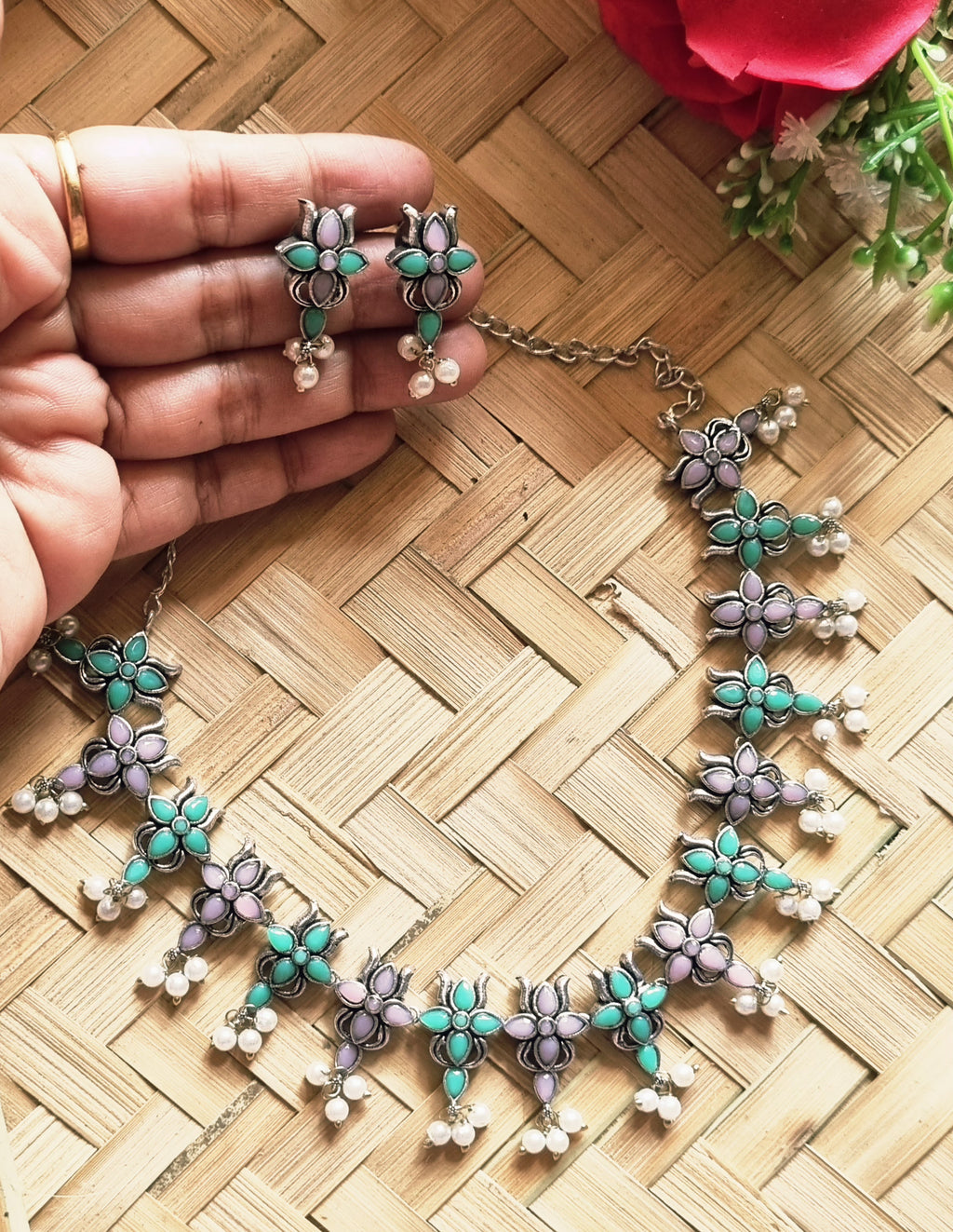 Puspa Neckline set