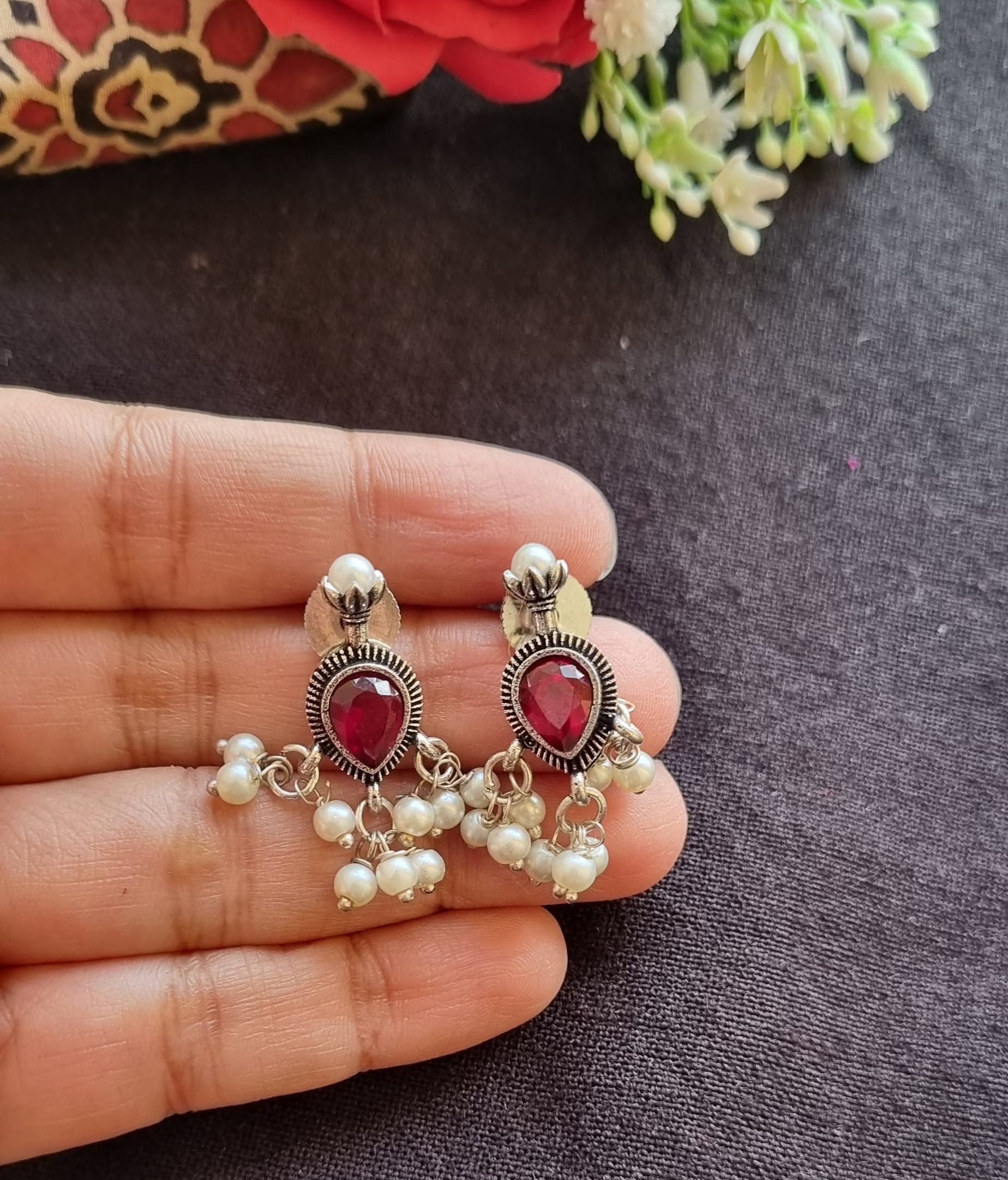 Bindu Stud Earring