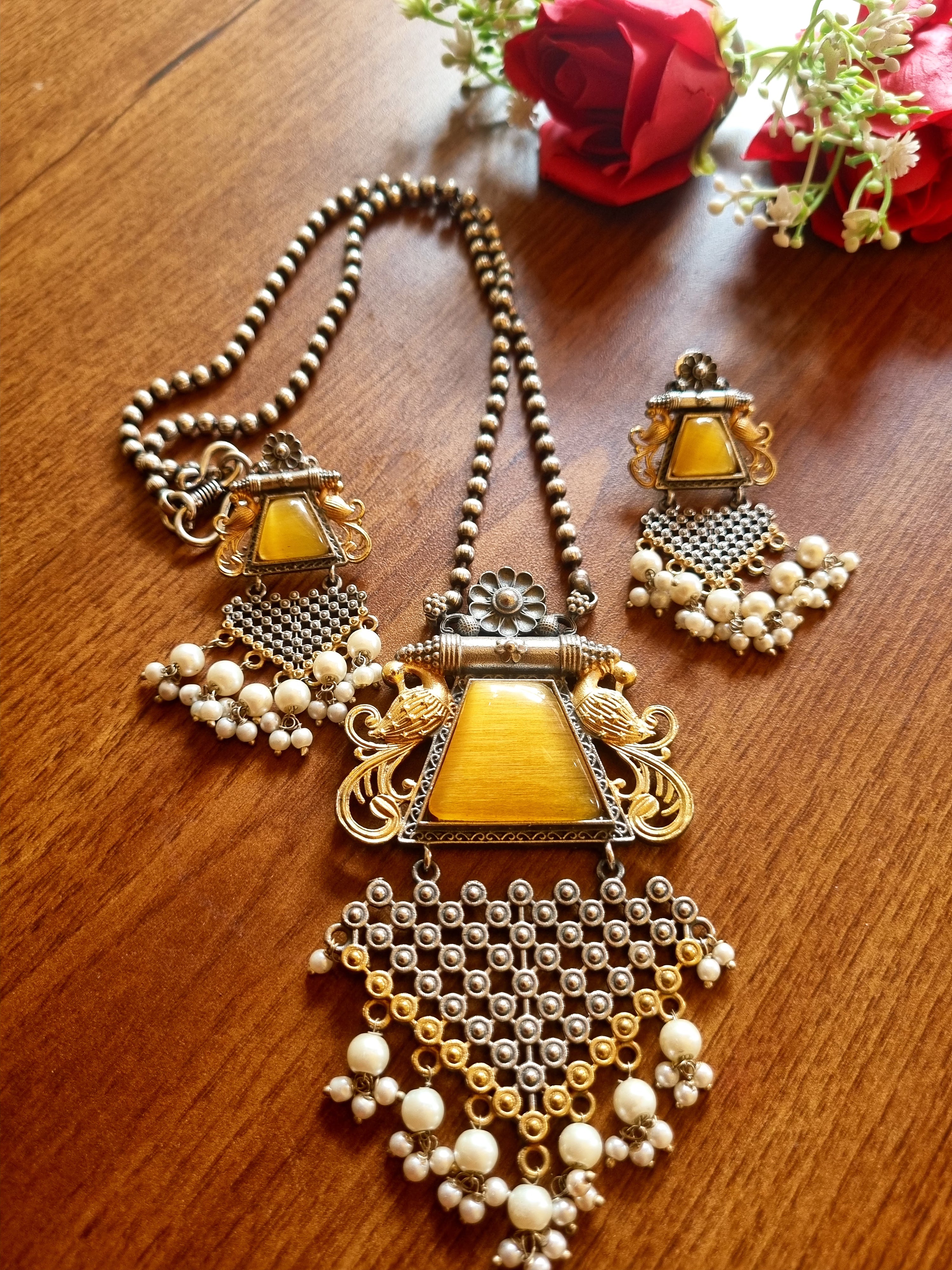 Padmini Pendant Set (DualTone)