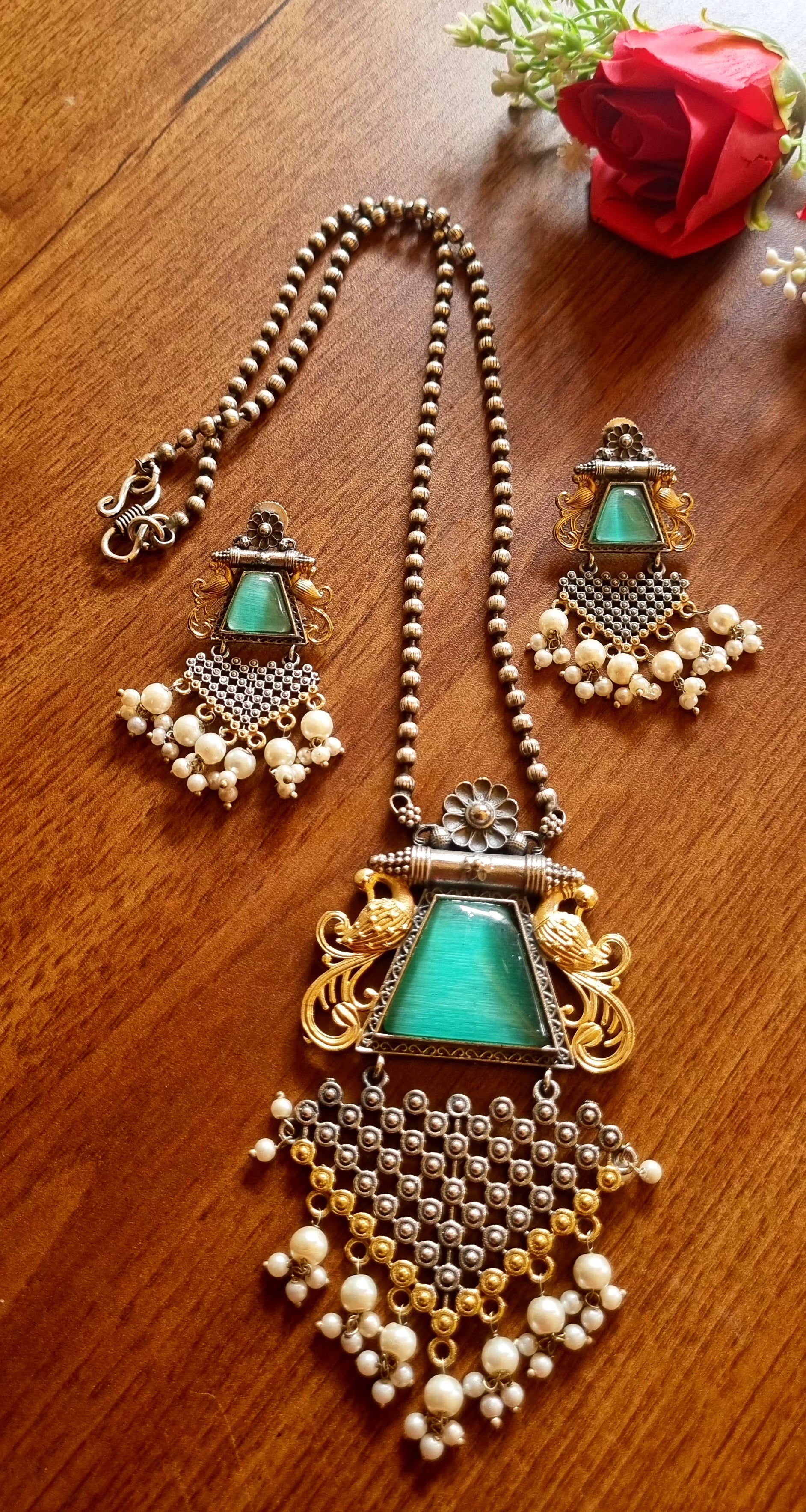 Padmini Pendant Set (DualTone)