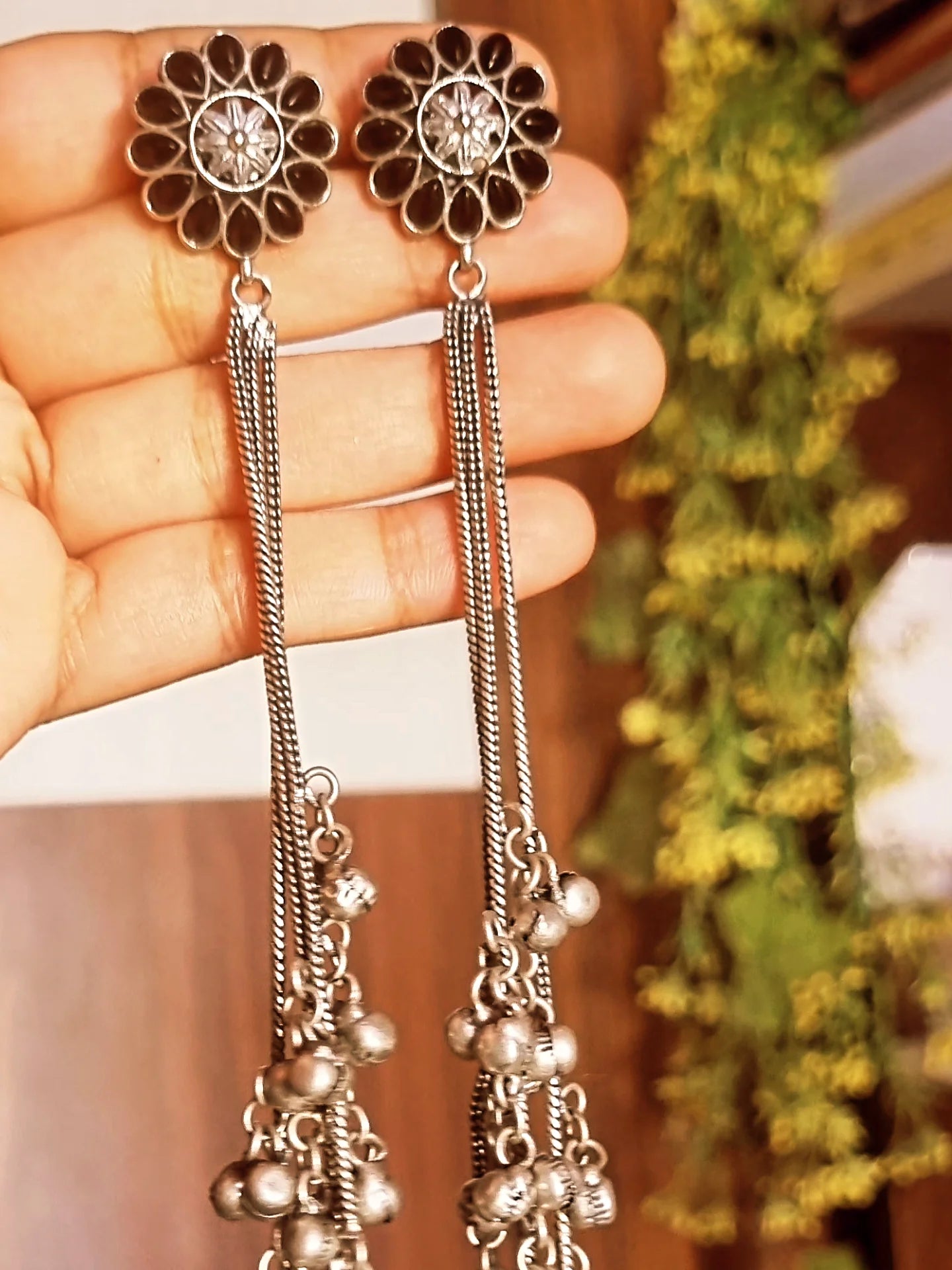 Floral Kashmiri Earrings