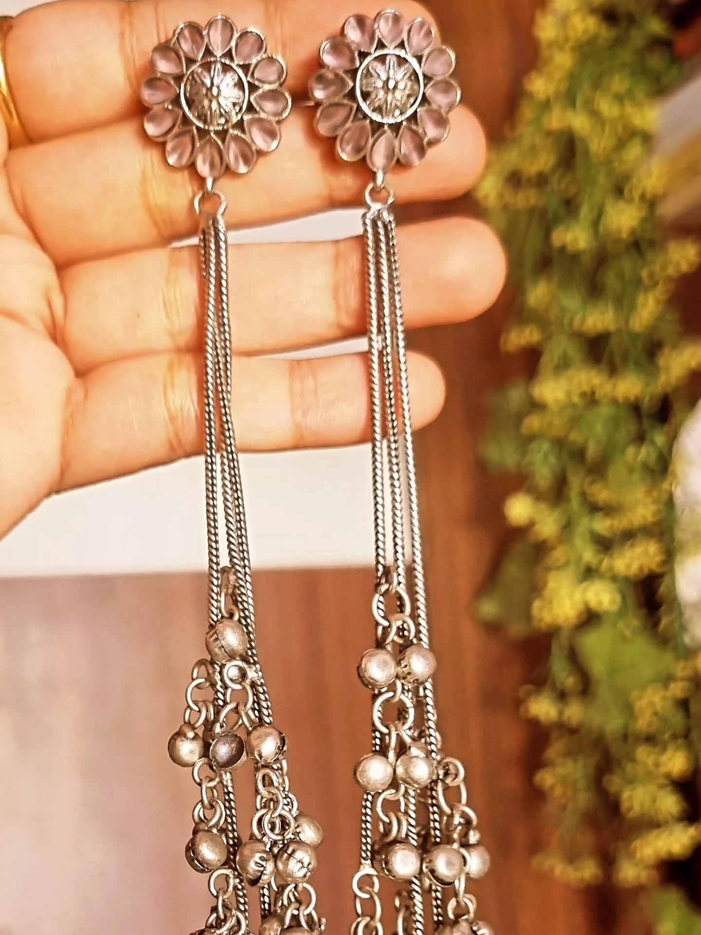 Floral Kashmiri Earrings